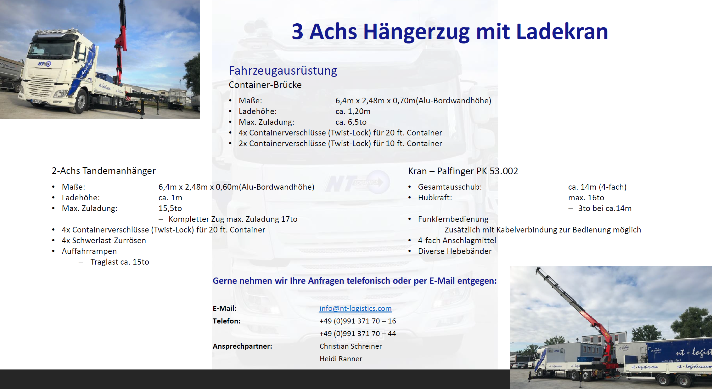3-Achs-Hängerzug